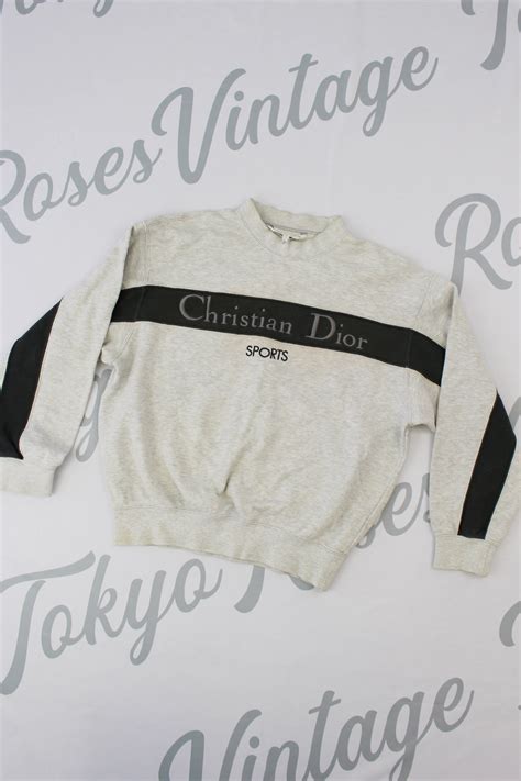 dior grey sweatshirt|christian dior sweatshirt women.